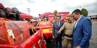 Wilson Lima moderniza as forças de segurança pública com a entrega de novos veículos e equipamentos