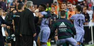 Real Madrid apresenta queixa de crime de ódio por ofensas racistas a Vini Jr.