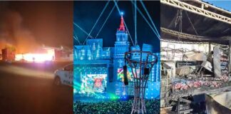 “The Town” é atingido por incêndio, mas estrutura de palcos não é afetada