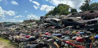 Detran Amazonas promove primeiro leilão de sucatas ferrosas