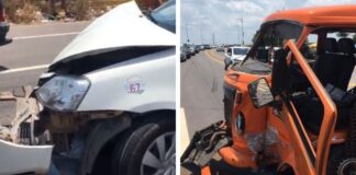 VÍDEO: acidente na Ponte Rio Negro deixa três pessoas feridas