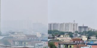 Chuva ameniza calor e fumaça em Manaus, mas qualidade do ar segue péssima em alguns bairros