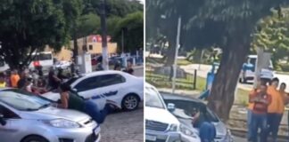 VÍDEO: Mulher protagoniza cena inusitada após flagrar marido com amante e viraliza