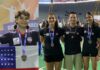 Trio feminino conquista bronze no Campeonato Brasileiro Interclubes de Badminton