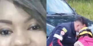 Mulher foi empurrar carro na subida, não conseguiu segurar e morreu atropelada