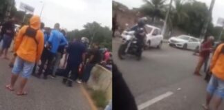 Travesti morre atropelada após desfilar em via pública sem roupa; motoqueiro ficou ferido