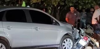 Acidente com motocicleta deixa mulher e duas crianças feridas no Amazonas