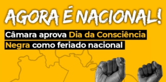 O Dia da Consciência Negra agora é feriado nacional