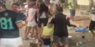 Confusão e pancadaria em carreata de escola de samba em Manaus; VEJA O VÍDEO