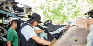 Fiscalização do Detran-AM atua na regularização de empresas de desmonte de veículos