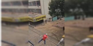 Cabo rompe e aluno cai de tirolesa durante curso de brigadista (vídeo)