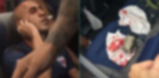 Vídeo: Bomba caseira e pedras são arremessadas contra o ônibus do Fortaleza; jogadores ficaram ensanguentados