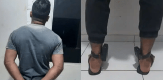 Em caso raro, homem é preso com duas tornozeleiras eletrônicas