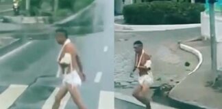 Paciente é flagrado atravessando a rua após fugir de hospital em Manaus; VEJA O VIDEO