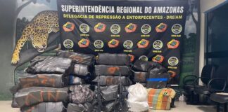 Cerca de 900 kg de drogas e fuzis são apreendidos no interior do AM