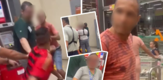 Cliente causa revolta em supermercado por supostamente agredir funcionária; assista