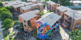 Projeto Crianças do Guetto leva arte em grafite para residencial em Manaus