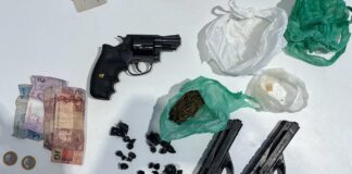 ‘Casal do crime’ é preso com dinheiro, armas e drogas no interior do Amazonas
