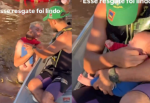 VÍDEO: resgate emocionante de bebê de 2 meses no RS viraliza nas redes sociais