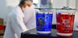 Governo do Amazonas realiza processo de envasamento de 500 mil copos para distribuir na ação ‘Água nas Torcidas’