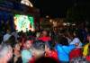 Mais de 1,5 mil torcedores lotam Largo de São Sebastião na transmissão da 1ª noite do Festival de Parintins
