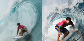 Medina e Chumbinho projetam duelo no surfe e elogiam ondas de Teahupo’o