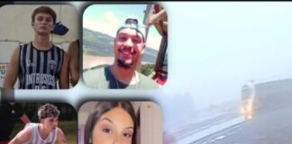 Vídeo: Veja momento que carro é esmagado por caminhão e quatro jovens morrem