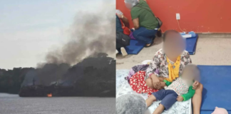 Três pessoas morrem e 165 ficam feridas após incêndio em embarcação no AM