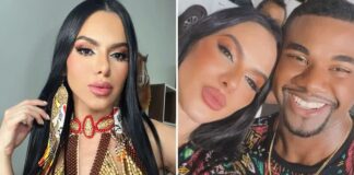 Tamires Assis segue em aeroporto após ser dispensada pelo ex-BBB Davi Brito