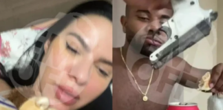 Vaza foto de Davi com arma em vídeo chamada com Tamires após de pedido de medida protetiva