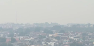 Manaus amanhece sob nuvem de fumaça e má qualidade do ar nesta segunda; vídeo