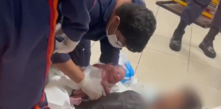 Veja vídeo: mulher entra em trabalho de parto dentro de conveniência em Manaus