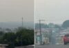 Manaus amanhece encoberta por intensa fumaça nesta terça-feira (15)