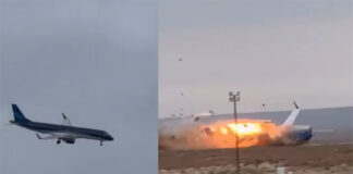 Avião comercial da Embraer cai com 67 passageiros no Cazaquistão