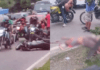 Impacto chocante! Motociclista é arremessado durante acidente grave em Manaus