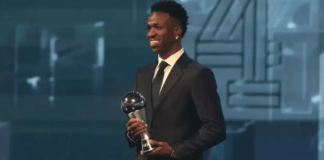 Vini Jr desabafa após levar The Best: ‘Sou o melhor jogador do mundo e lutei muito por isso’