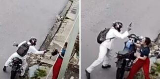 Mulher reage a assalto, enfrenta suspeito armado e é arrastada em Manaus; VEJA O VÍDEO