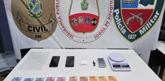 Homem envolvido em tráfico interestadual de drogas é preso no interior do Amazonas