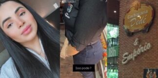 “Ex-rainha do Peladão, Sandy Brasil, denuncia humilhação ao ser barrada com amiga na Cachaçaria do Dedé, em Manaus.”