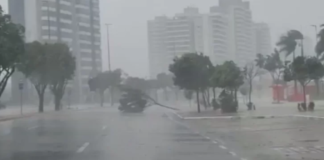 Forte chuva atinge diversas zonas de Manaus