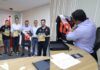 Diretoria do Vasco é recebida pelo governador Wilson Lima antes do jogo contra o Madureira em Manaus