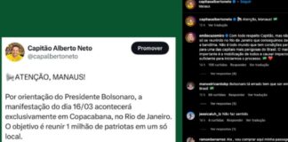 Manifestação pelo Impeachment de Lula em Manaus é cancelada