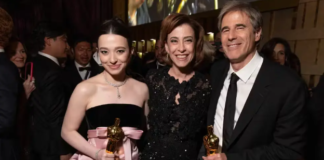 Veja o encontro de Fernanda Torres com a vencedora do Oscar de Melhor Atriz; vídeo