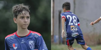 Jogador de futebol de 14 anos passa mal e morre após brincar com amigos
