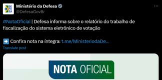 Ministério da Defesa pede exclusão de canal no Telegram com mensagem golpista