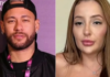 Modelo afirma que teve relação íntima com Neymar em festa particular; atleta nega