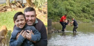 Pai jogou filho da ponte no dia do aniversário de 40 anos