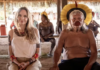 Angelina Jolie visita aldeia indígena no Xingu e se reúne com cacique Raoni
