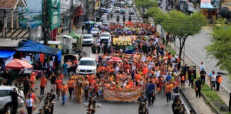 Caminhada no bairro São José promove sensibilização contra exploração sexual infantojuvenil