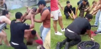 Mãe e bebê caem em buraco de 4 metros em Manaus; veja o vídeo